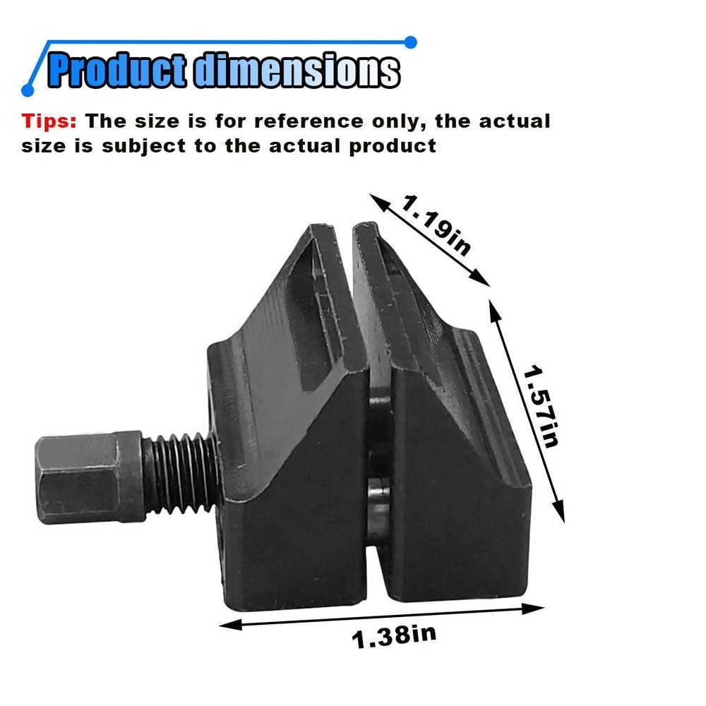 BDZMC Strut Spreader Tool, Universal Suspension Split Hub Black