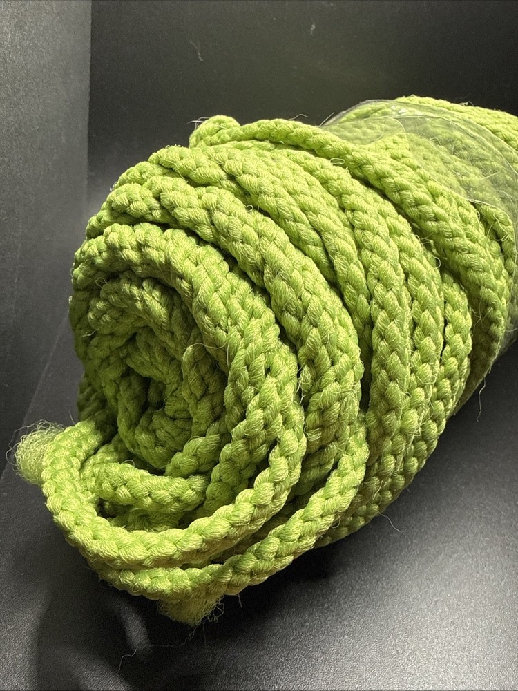 Vtg Large Green Macrame Cord ~ 1+ Pound