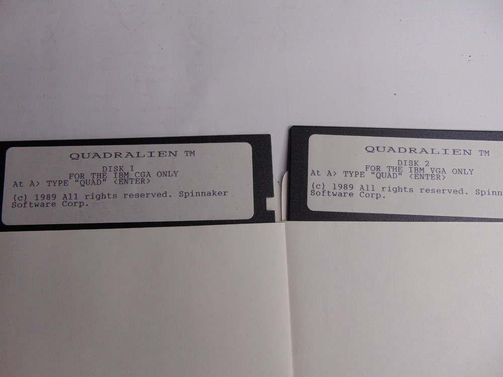 QUADRALIEN for ibm/tandy/at/xt