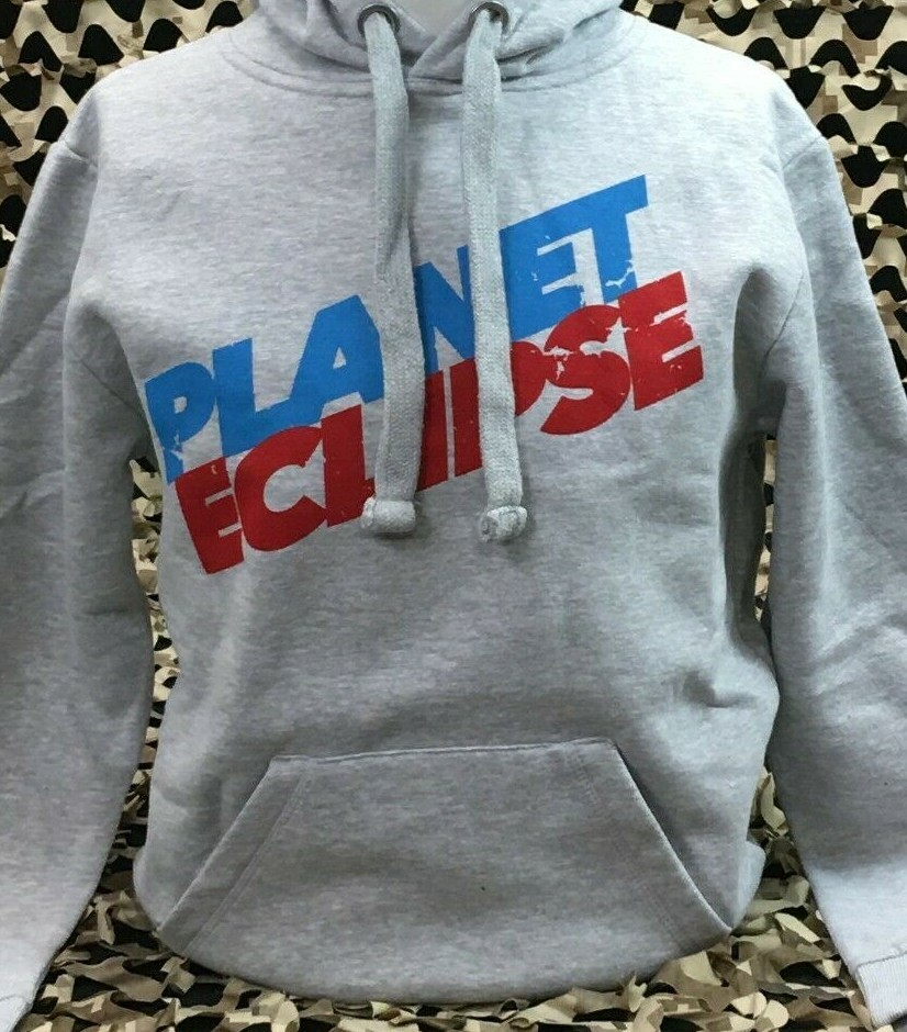 NEW MEDIUM Planet Eclipse Highrise Hooded Sweatshirt - Heather