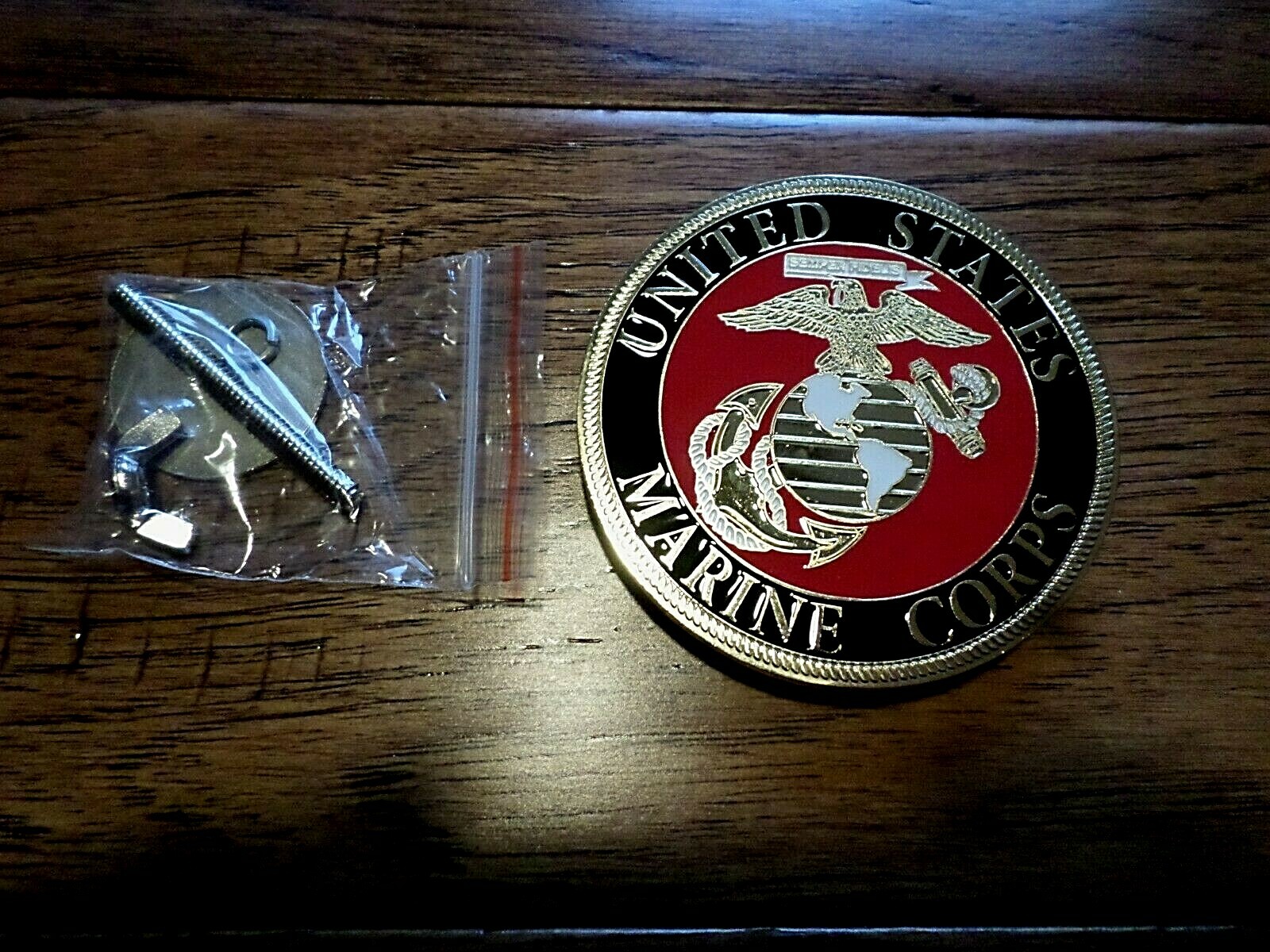 U.S MARINE CORPS EGA USMC AUTOMOBILE GRILL MEDALLION AUTO HOME EMBLEM BADGE