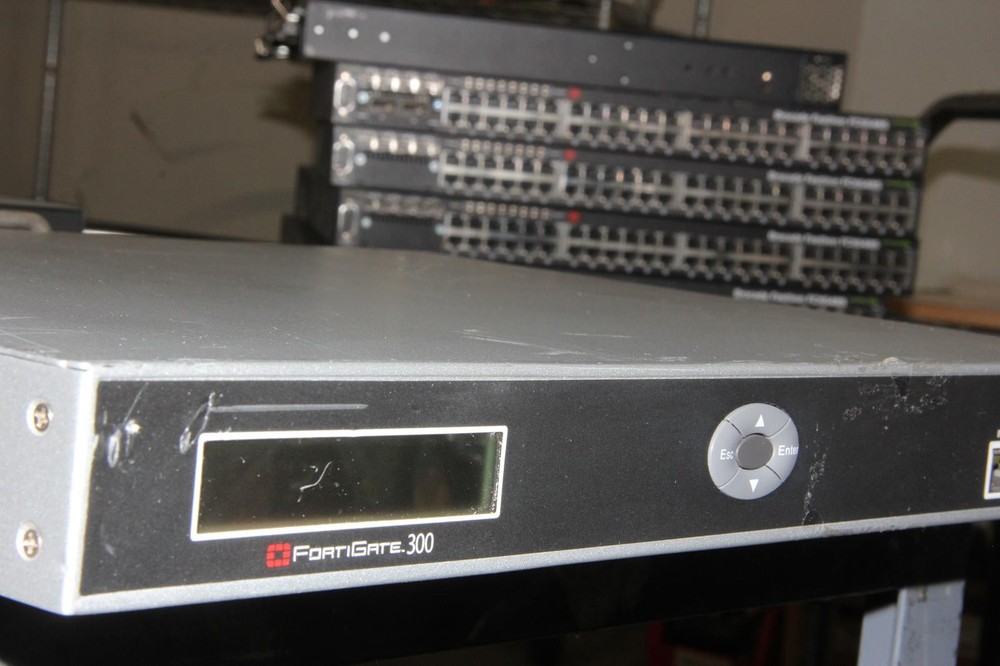 FORTINET FORTIGATE-300 Firewall "TESTED" Reset to Default