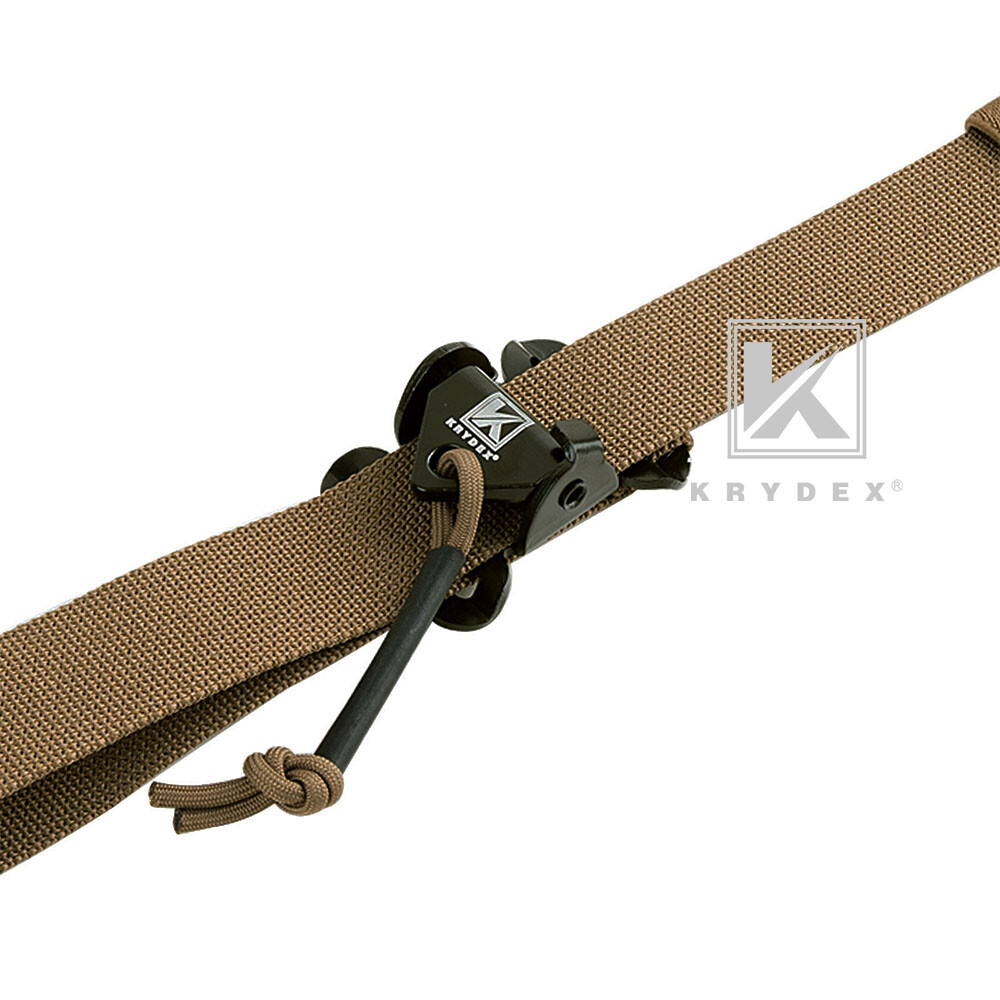 KRYDEX Tactical Sling Strap Modular Slingster 2-Point Sling Quick Adjust Buckle