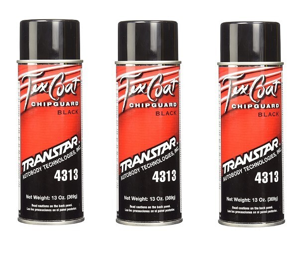 Black Tex Coat Chip Guard, Aerosol TRE-4313 (3 Pack)