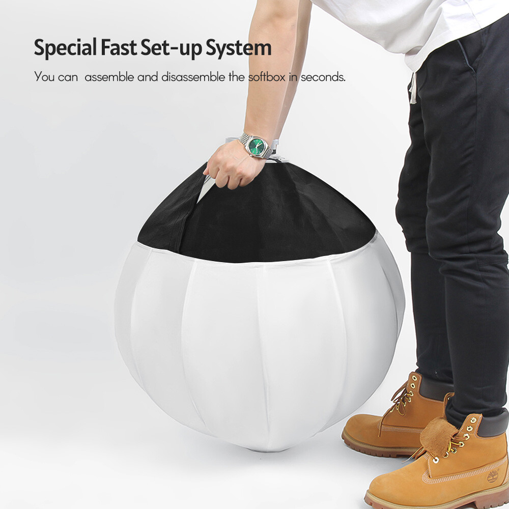 65cm/26inch Lantern Softbox Spherical Collapsible Soft Box E0P1