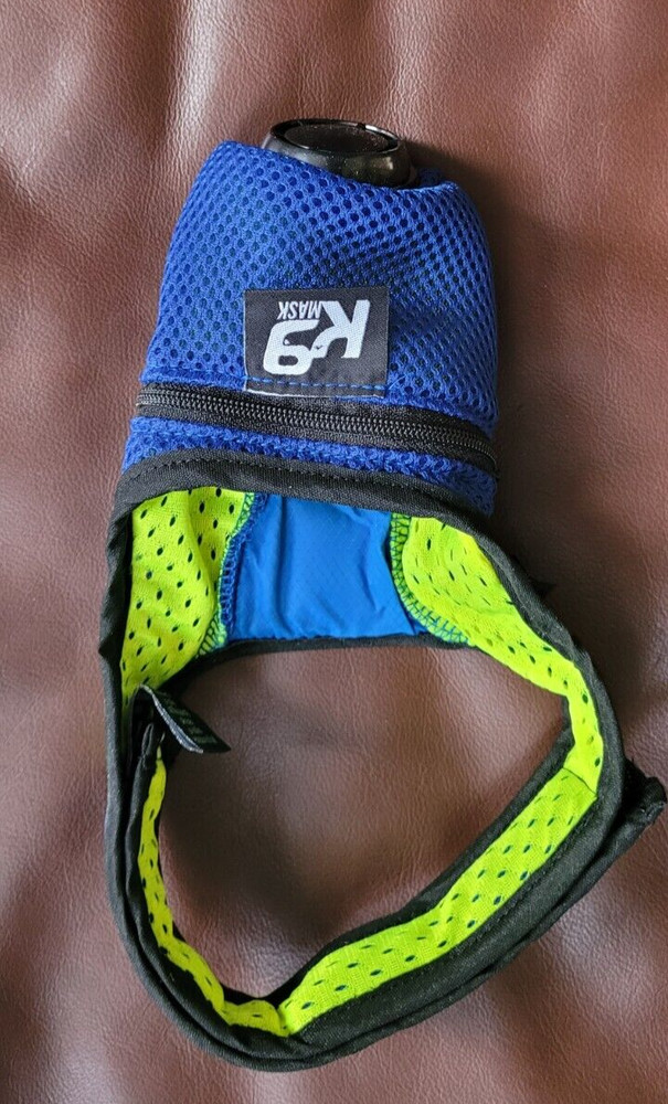 Cozy Quick Muzzle Four Flags Size M Blue K-9 Mask Dog