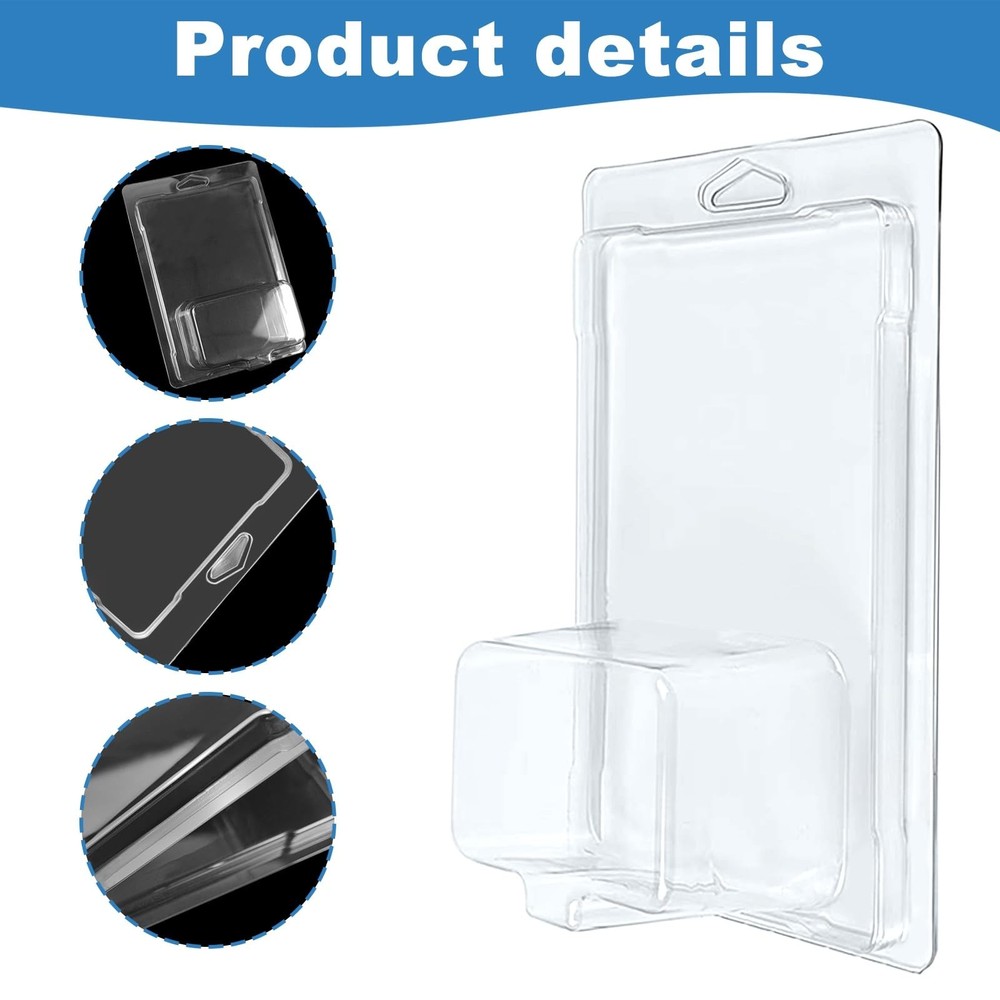 48 Pcs Clear Protector Cases Model Car Clamshell Cases Display Case, Clear Pr...