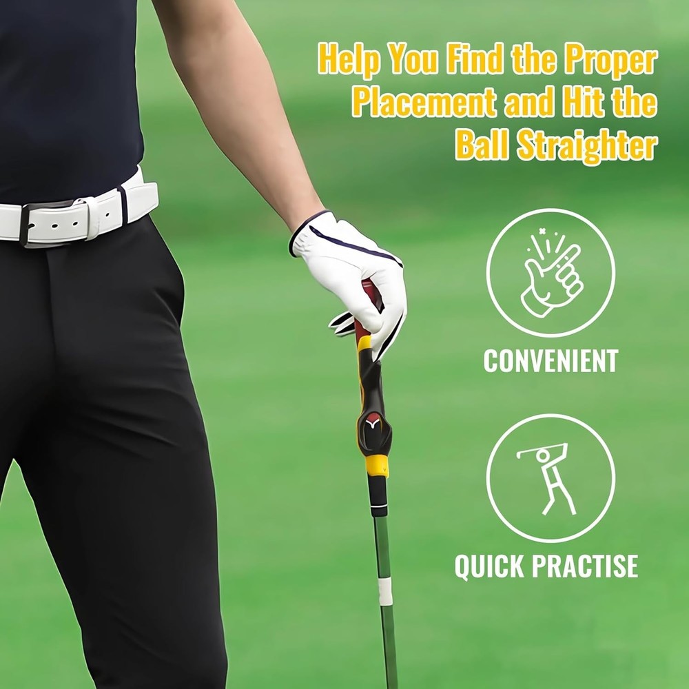 Durable Golf Grip Training Aid - Boost Your Swing Accuracy with Precision Design