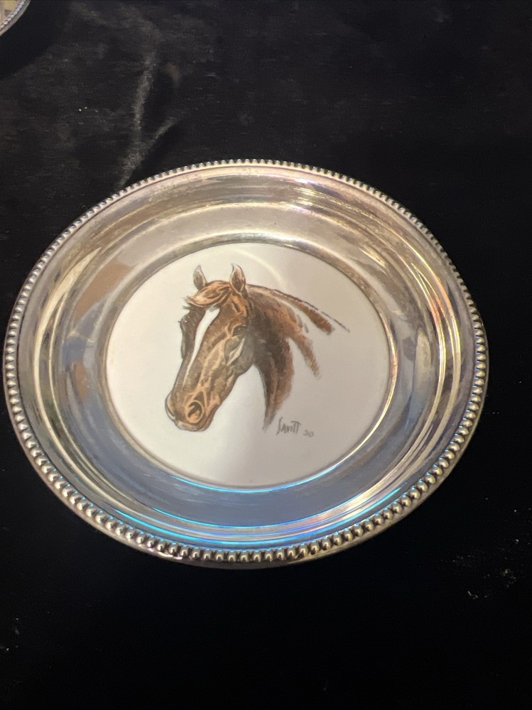 “assault” Sterling Silver Coaster By Sam Savitt For Frank M Whiting