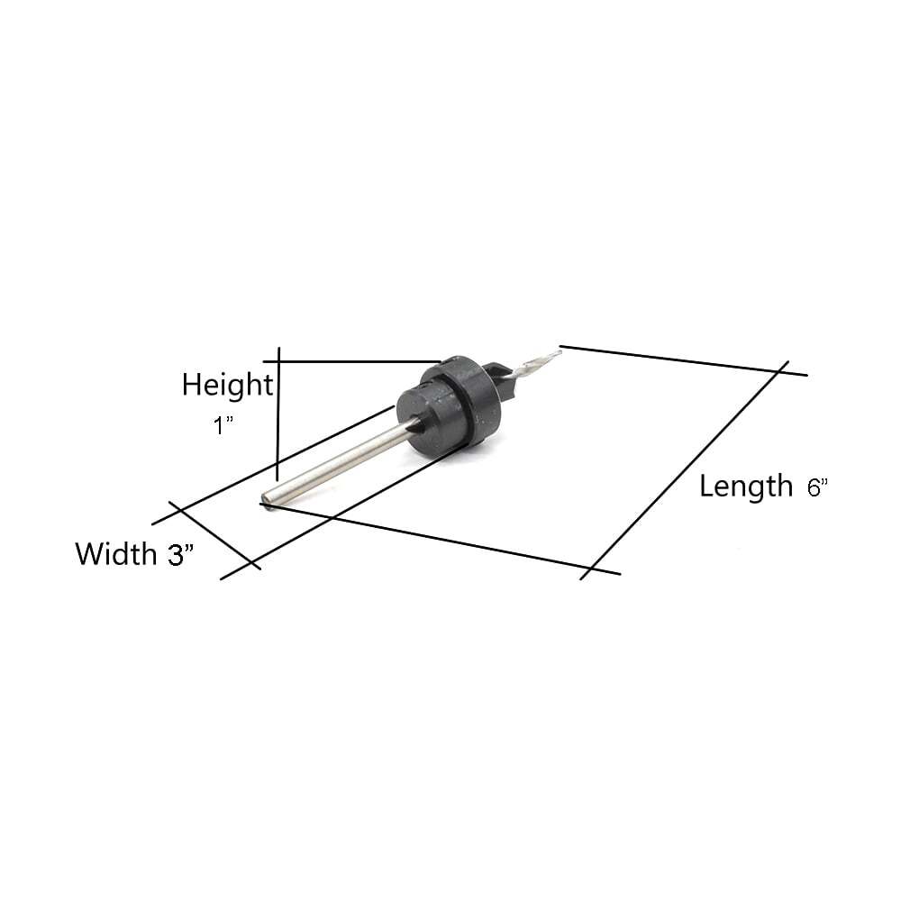 #5 Complete Countersink W/Taper Drill & Quick-Change 1/4? Hex Shank Adapter