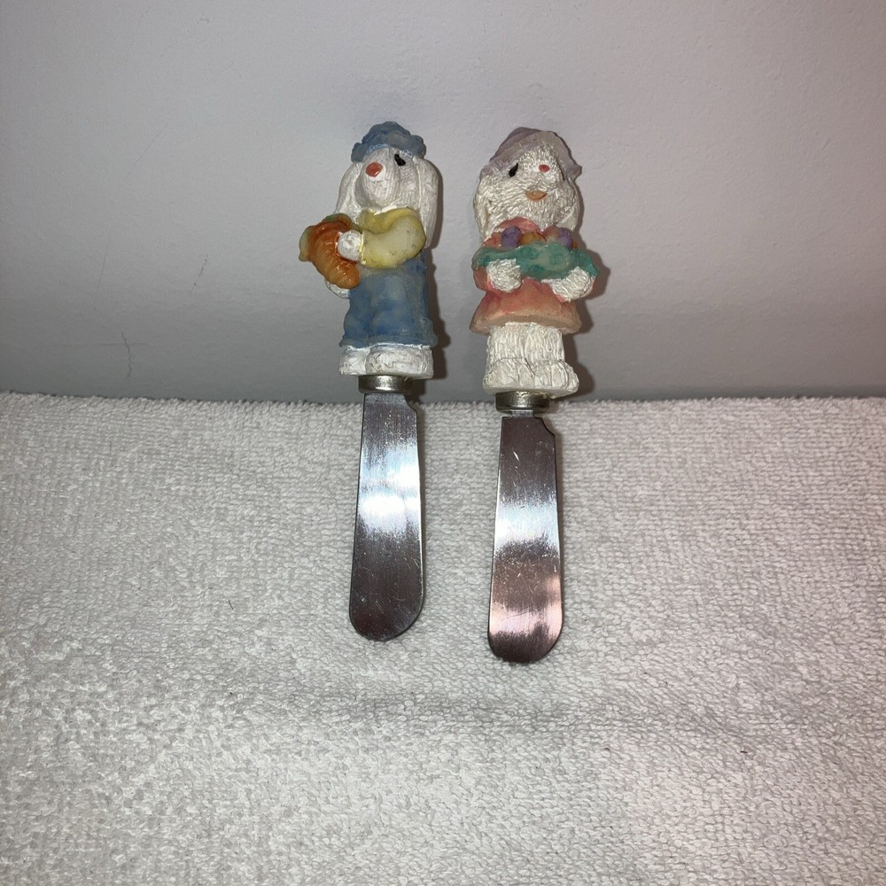 Hanging Easter Eggs & Easter Cheese Spreaders