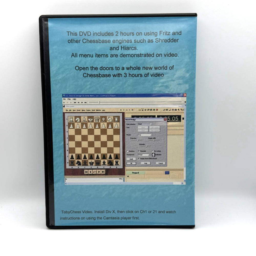 Tobychess Presents Using ChessBase And Fritz DVD ROM