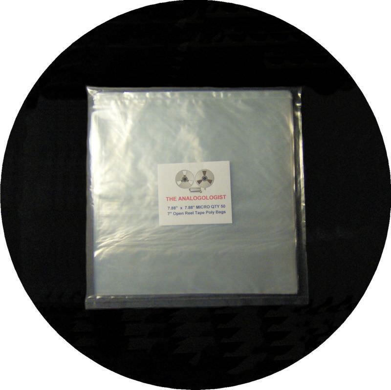 NEW POLY REPLACEMENT SLEEVES FOR 7" TAPE REELS