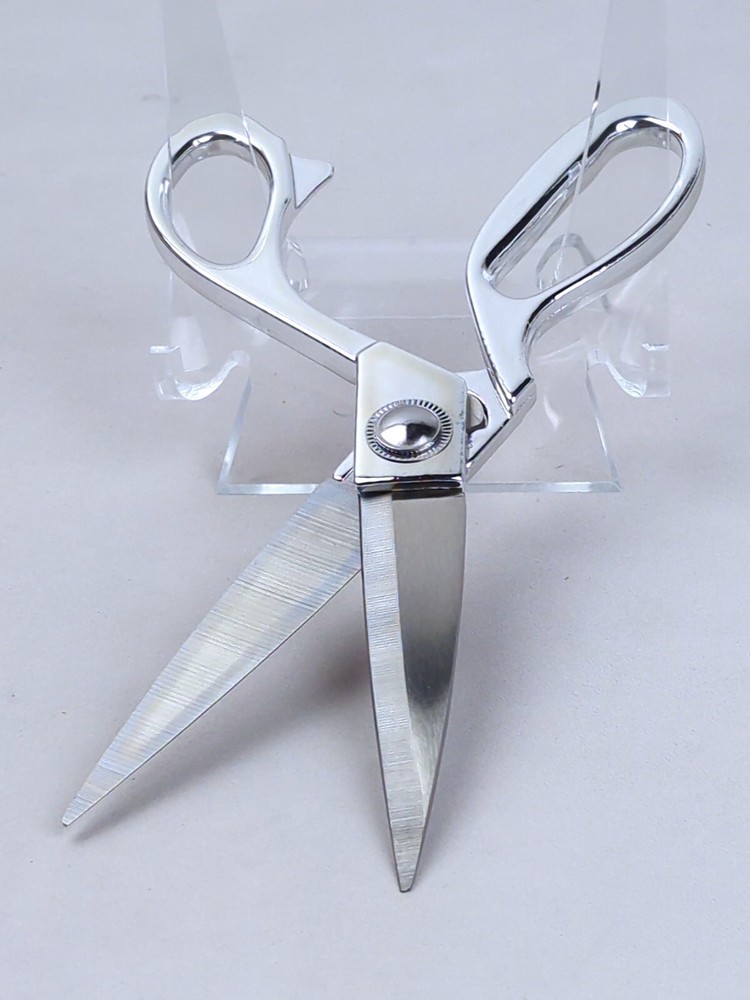 Scissors / Shears, BENT Tailor, Fabric, Yarn, 8" Long - 3.5" Blade, CHROME, NEW