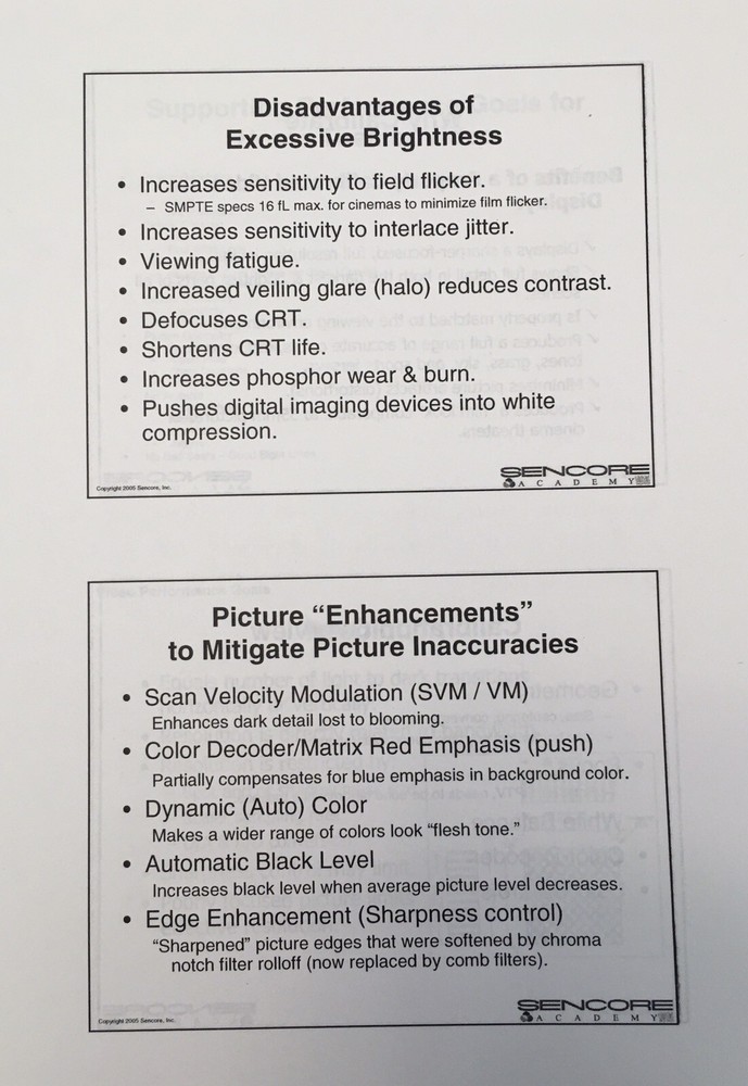 SENCORE Training Academy TS700 Video Audio Satellite RF Complete Training Course