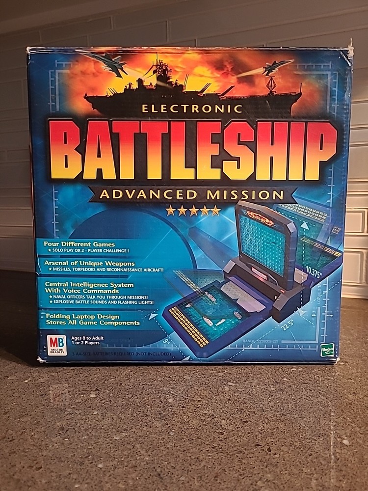 Electronic Battleship Advanced Mission Game 2000 w/ Planes  Tested & COMPLETE!