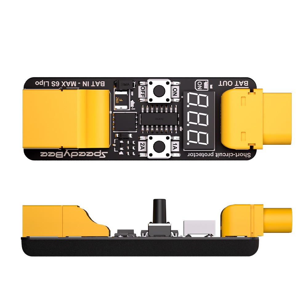 SpeedyBee Anti Short Circuit Module 4-6S Current Limiting For RC Flight Stack