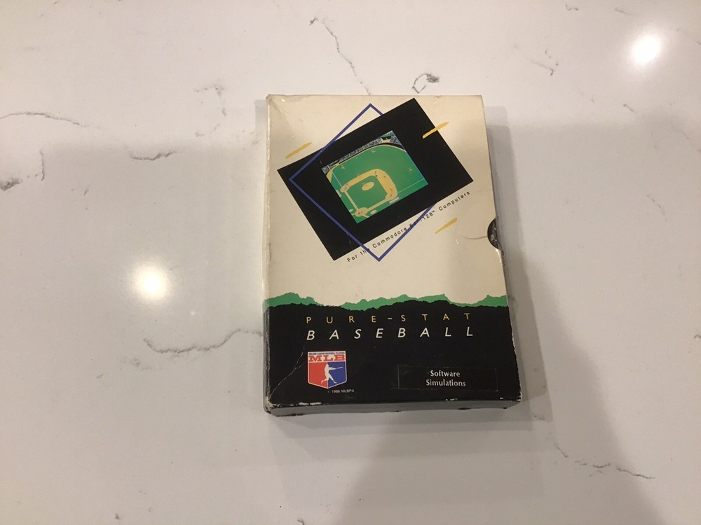 Pure-Stat Baseball for Commodore 64/128. 1986 Software Simulations.