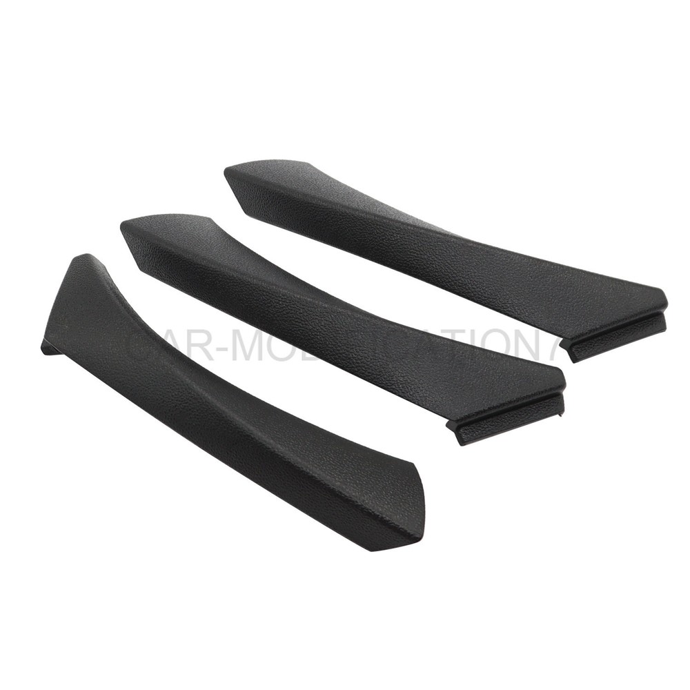 6Pcs For BMW E90 2006-11 Black Inner Door Panel Handle Pull Interior Trim Cover
