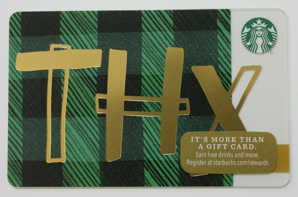 Starbucks Card US 2016 THX (Thanks) MS 6128