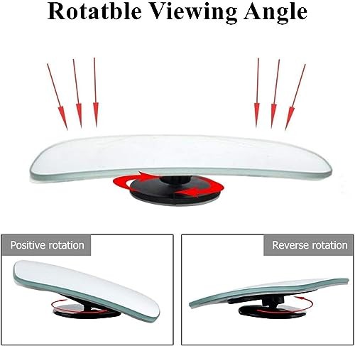 Blind Spot Mirror, Rectangle Adjustable Car Auxiliary Adhesive Rectangle