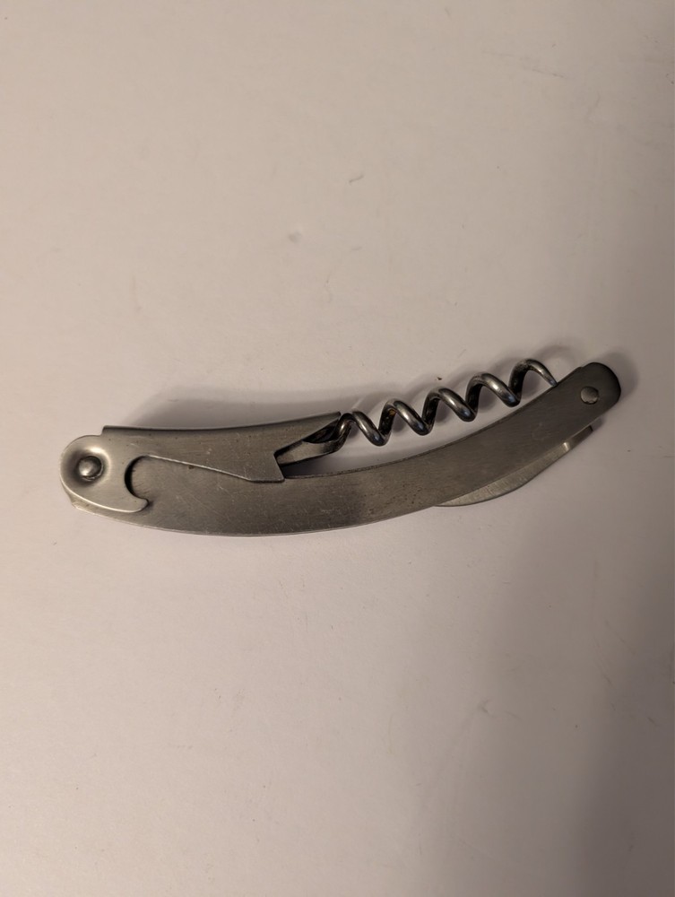 Farberware 4.25" Wine Opener - Corkscrew - Knife - USED