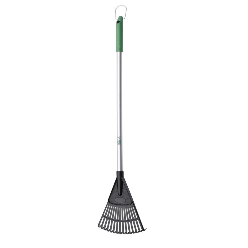 Fiberglass Handle 2 Piece Rake & Foldable Pan Multi-Purpose Gardening Tool Set