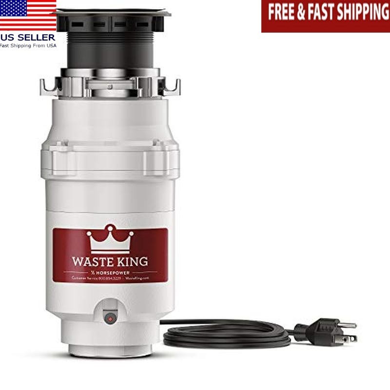 1/2 HP Garbage Disposal High Speed Motor Easy Install Continuous Feed System New