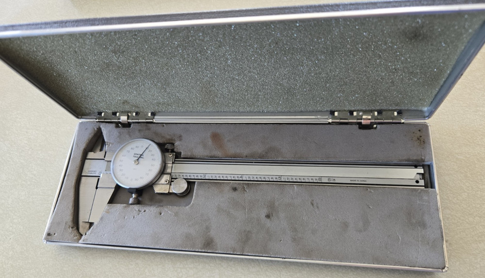 Central Tools Dial Caliper 0-6”, #6422 With Original Case and Box