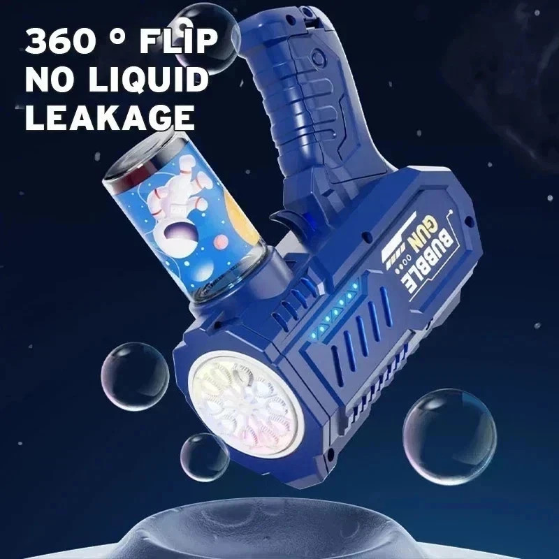 Fully Automatic Bubble Gun Rocket Bubbles Machine Automatic Blower with Bubble