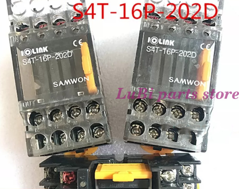 2Pcs SAMWON S4T-16P-202D 24VDC 4Points Solid State Relay Module AQZ202D