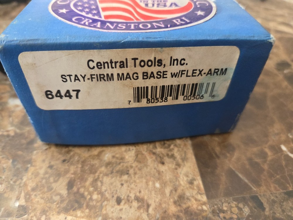 Central Tools Inc. Stay Firm Mag Base W/ Flex Arm