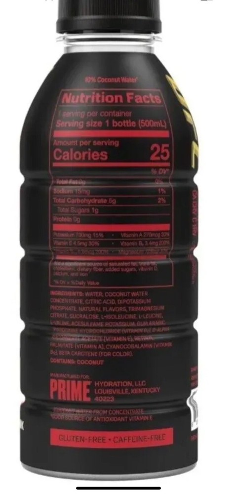 12 Pack Prime Hydration UFC 300 Limited Edition Drink