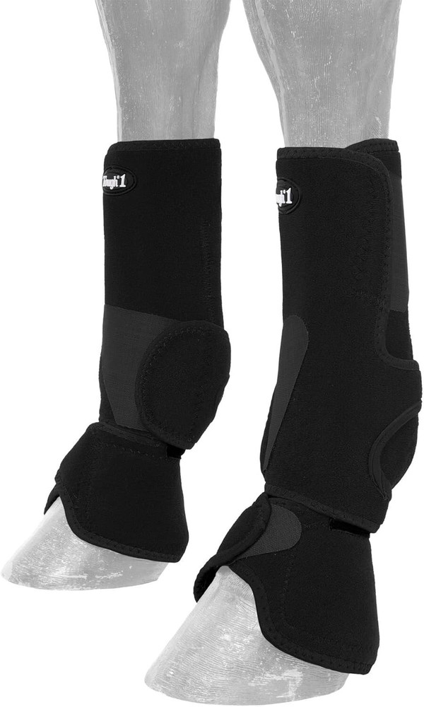Lightweight Equestrian Boots with Quick Grip for Optimal Horse Protection