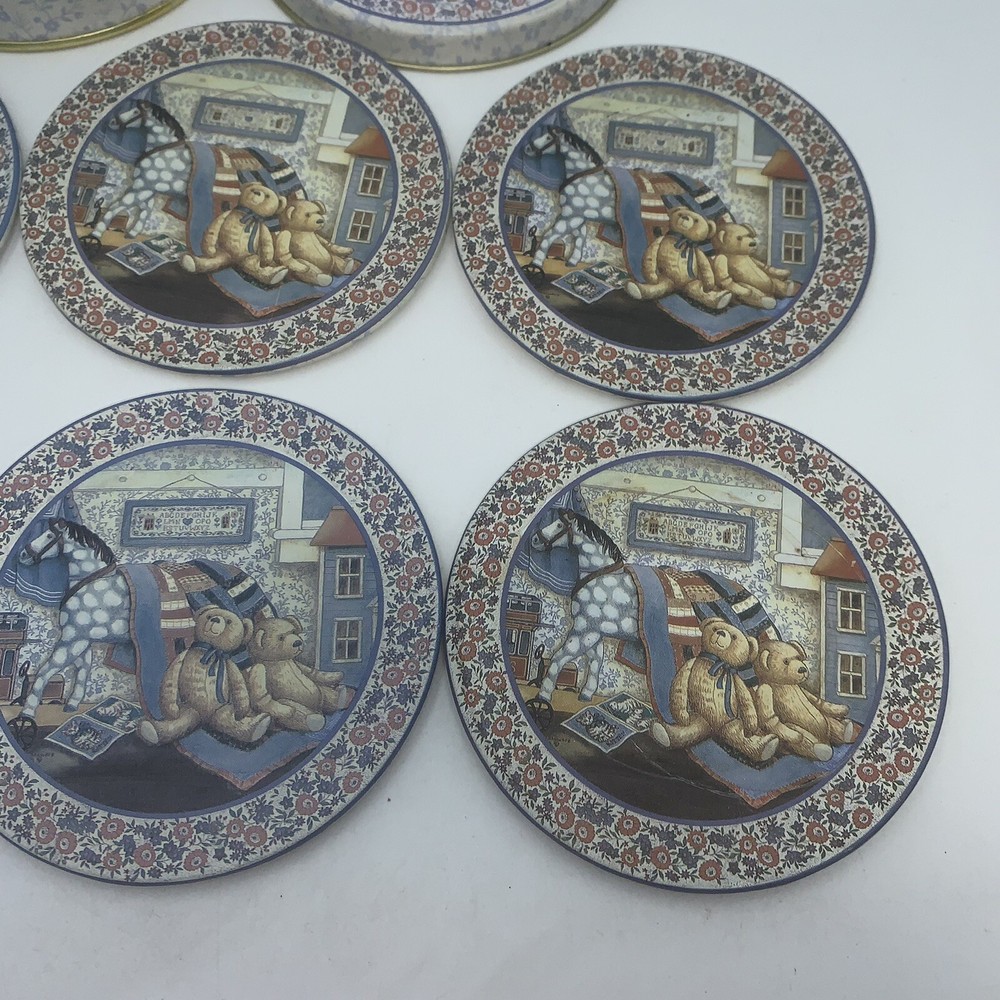 Drink Coaster Set With Holder Set Of 6