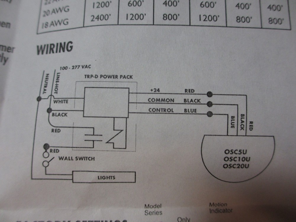 Tork Nsi OSC20U Ceiling Mount Ultrasonic Occupancy Sensor 2000 foot coverage