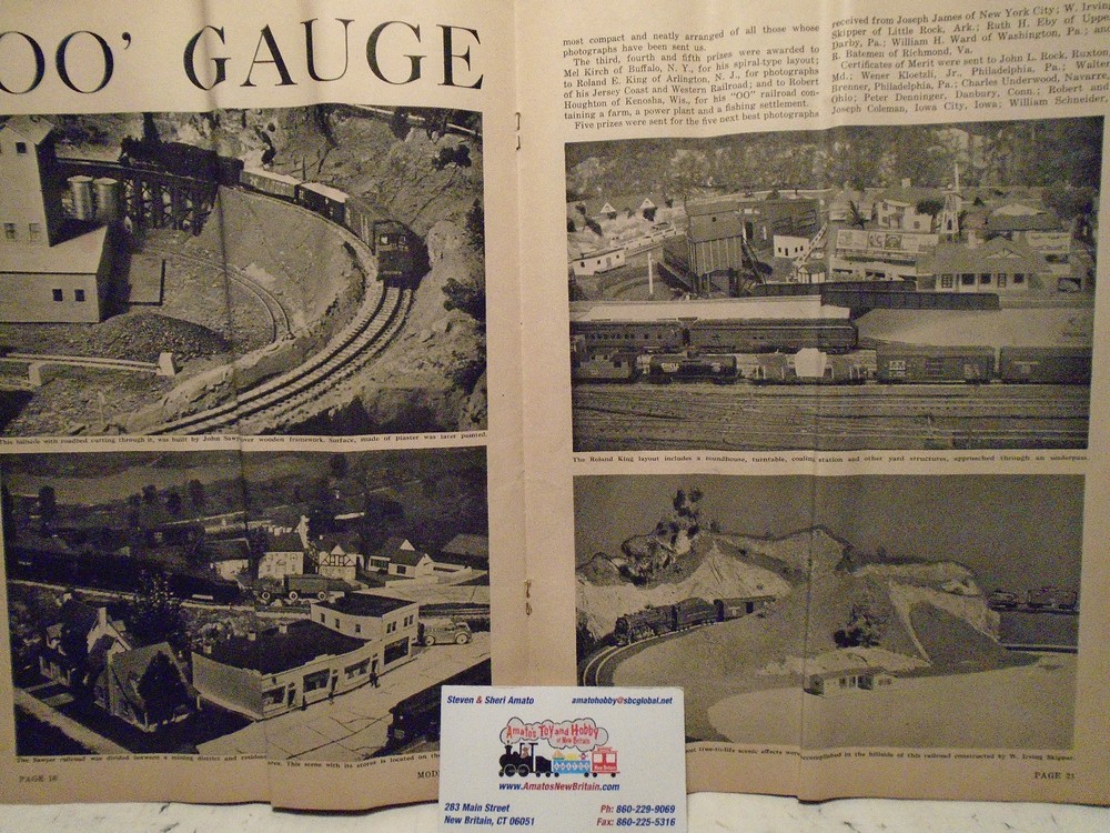 2 1942 LIONEL MODEL BUILDER MAGAZINES FEBRUARY & OCTOBER