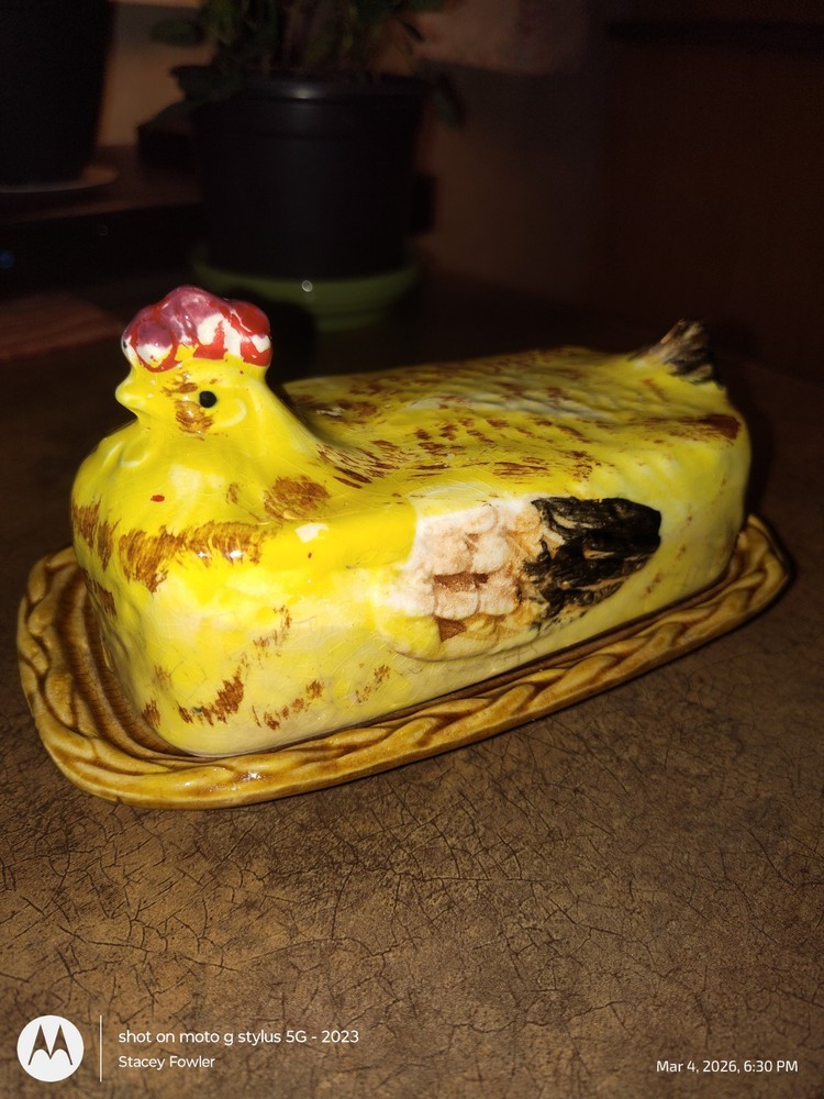 🐔 🧈 HEN ON NEST BUTTER DISH