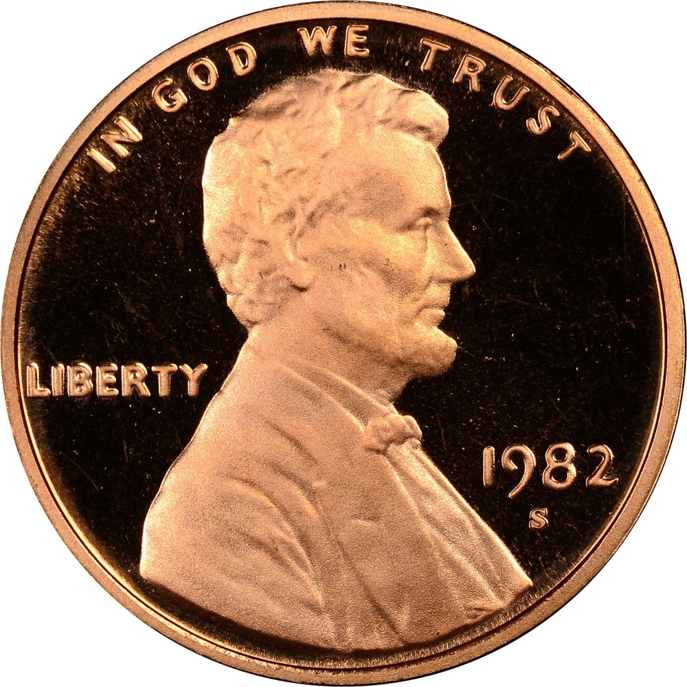 1982-S Proof Lincoln Memorial Cent 1C