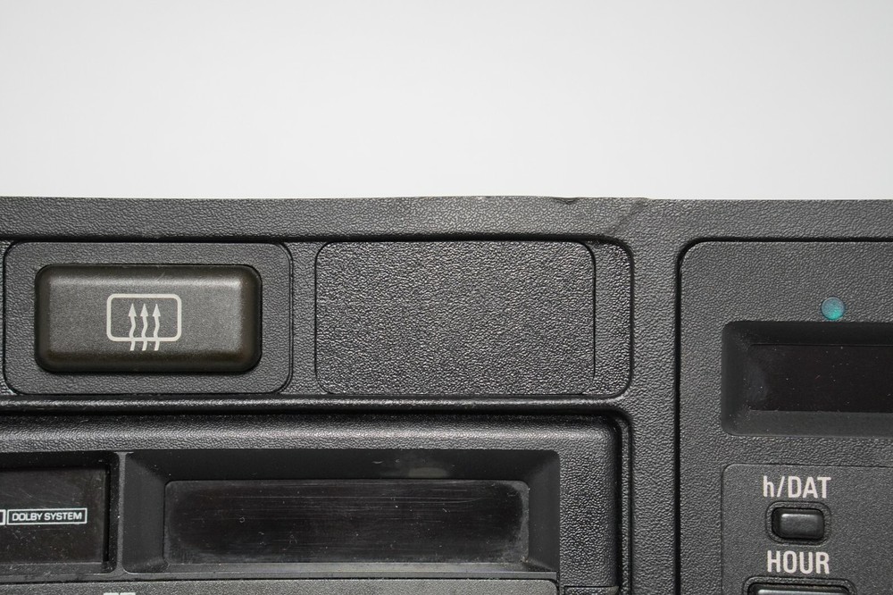 NEW BMW E30 E28 E24 HVAC Switch Blank Cover Climate Control Replaces: 1368498