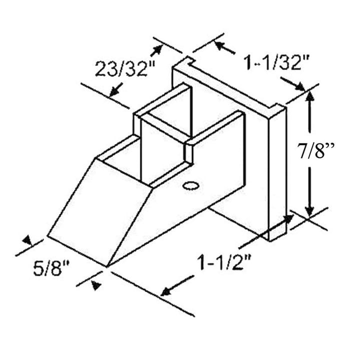 Sugar Creek Sash Cam, Left & Right Pairs - White