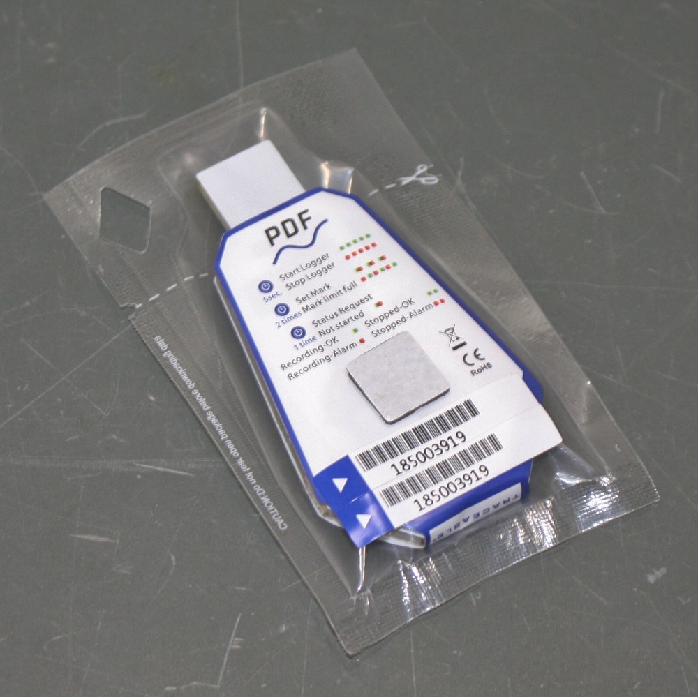 Traceable USB Temp Data Logger 6479, Single Use Thermometer, 14° C, 12° C