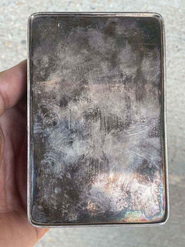 Vintage Silver Snuff Box Made In England