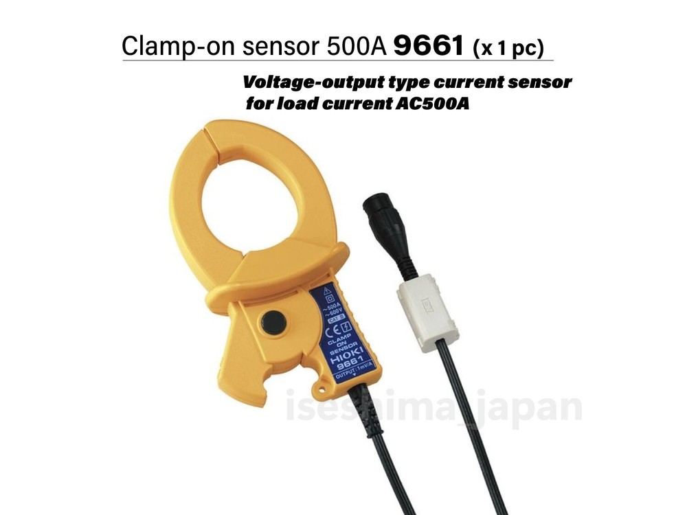 HIOKI "9661" Clamp on Sensor ( x 1 pc ) Voltage-output type load current AC500A