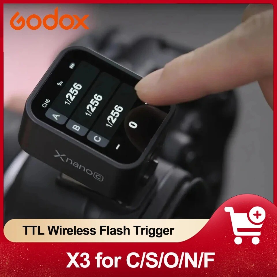 Godox X3 2.4G Wireless Flash Trigger TTL HSS OLED Touch Screen Transmitter NEW