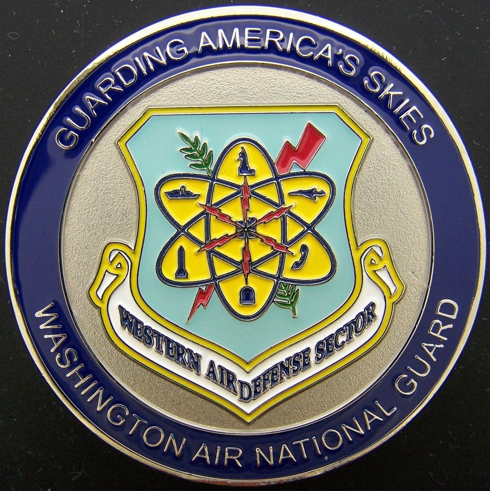 Western Air Defense Sector Washington Air National Guard Challenge Coin