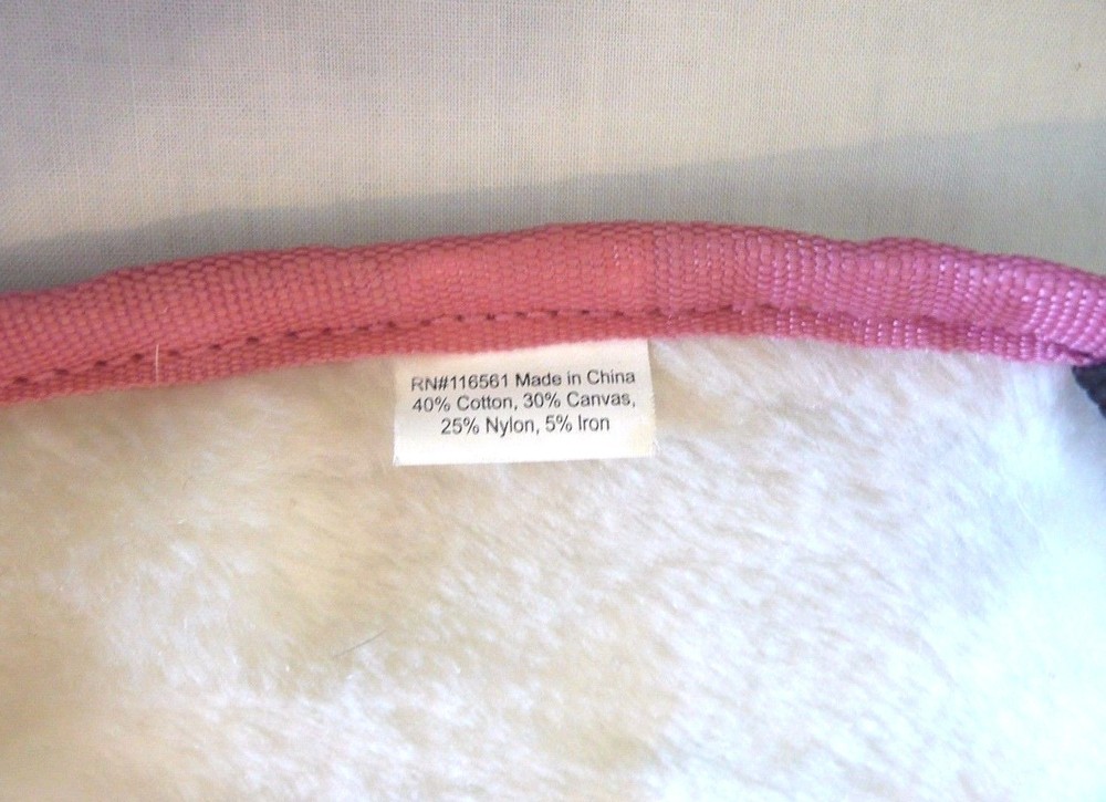 Dog Travel Harness, ASPCA, Pink & Gray, EUC