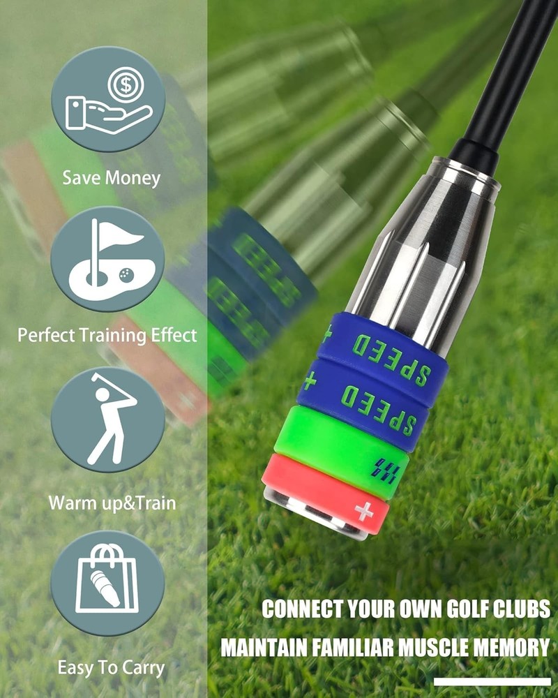 Golf Swing Speed Trainer Adjustable,Training Equipment Three Weight