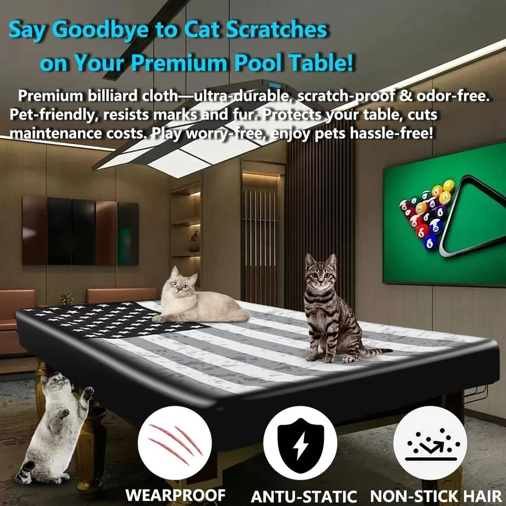 Pool Table Cover 8ft,Billiard Table Covers Waterproof Custom Tablecloth Dust ...