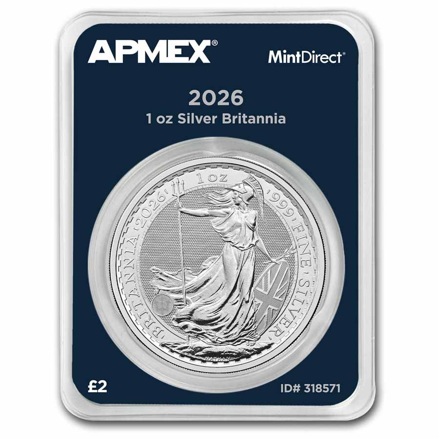 2026 Great Britain 1 oz Silver Britannia MintDirect® Single